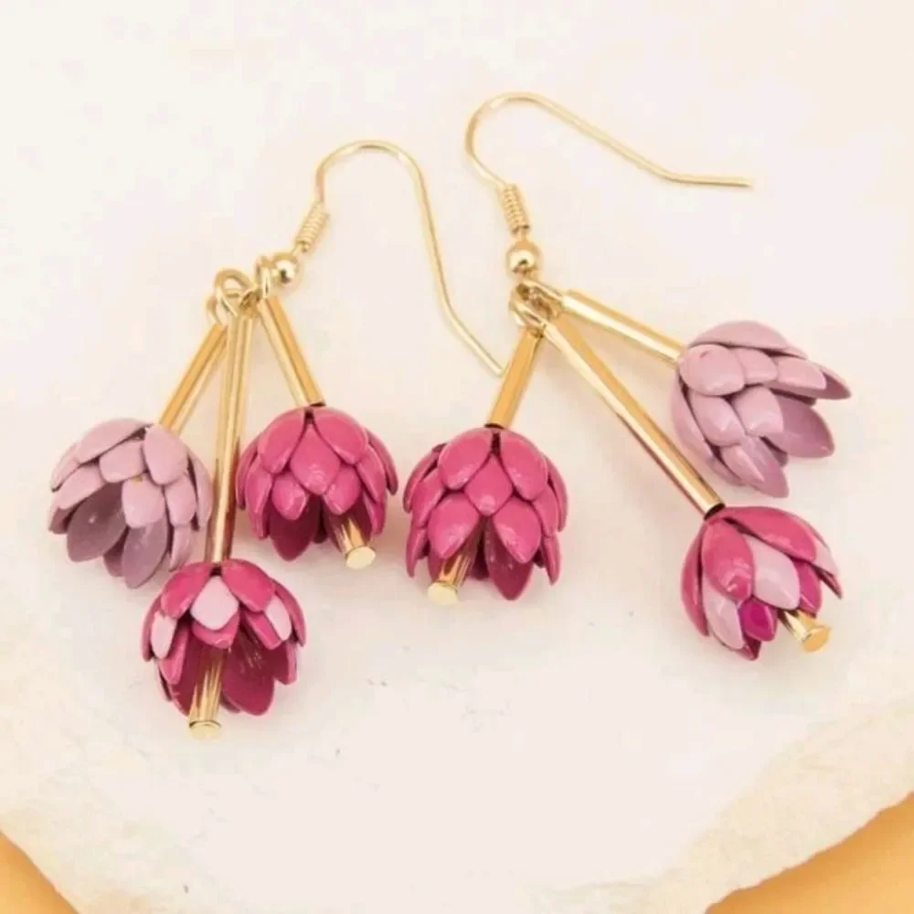 Flower Drop Earrings